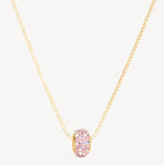 Load image into Gallery viewer, HILLBERG &amp; BERK Poppy Sparkle Ball Rondelle Charm Necklace
