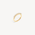 Load image into Gallery viewer, HILLBERG &amp; BERK Pearl Eternity Ring
