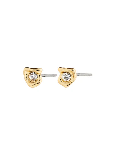 PILGRIM Dune Crystal Stud Earrings