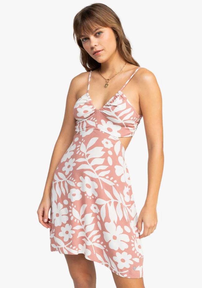 ROXY Riviera Nights Tie Back Mini Dress