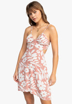 Load image into Gallery viewer, ROXY Riviera Nights Tie Back Mini Dress
