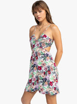 Load image into Gallery viewer, ROXY Riviera Nights Tie Back Mini Dress
