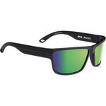 Load image into Gallery viewer, Black sunglasses with green mirror lens. 
