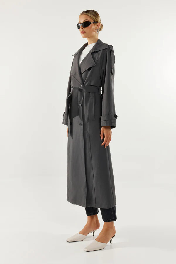 MADISON THE LABEL Rhodes Trench Jacket