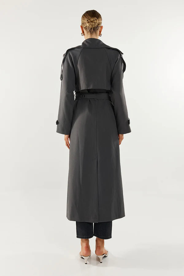 MADISON THE LABEL Rhodes Trench Jacket