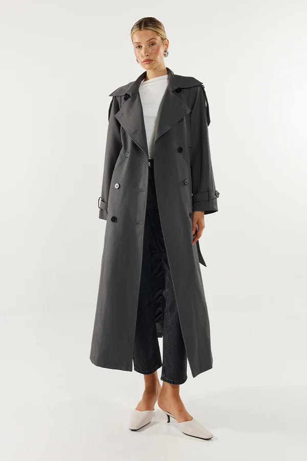 MADISON THE LABEL Rhodes Trench Jacket
