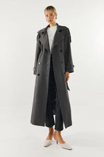 Load image into Gallery viewer, MADISON THE LABEL Rhodes Trench Jacket
