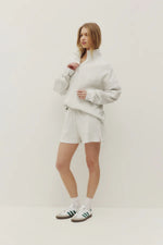Load image into Gallery viewer, KUWALLA Bailey Waffle Zip Up Sweatshirt
