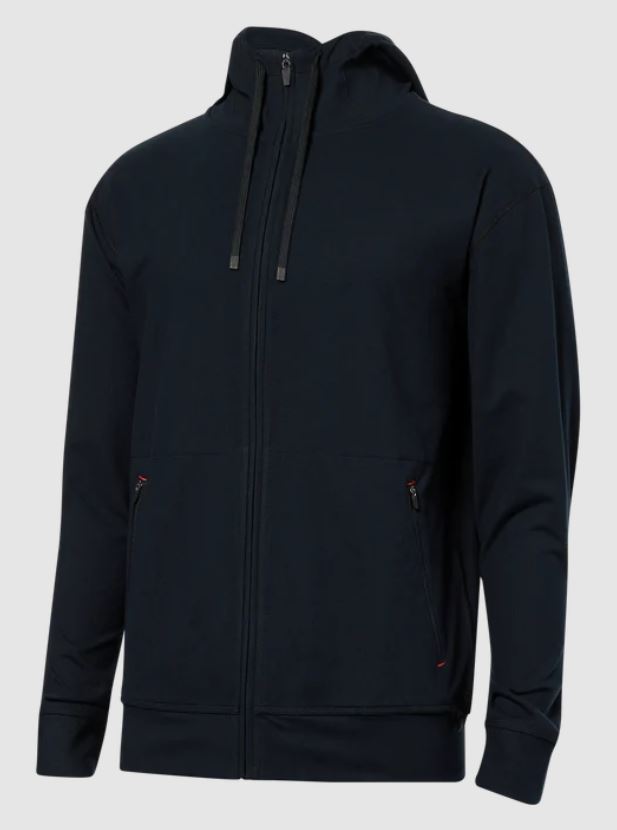 SAXX TRAILZER FULL ZIP HOODIE - BLACK