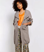 Load image into Gallery viewer, M ITALY Ladies Woven Long Sleeve Cardigan
