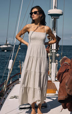Load image into Gallery viewer, ZSUPPLY Balos Striped Maxi Dress
