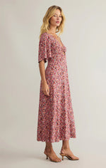 Load image into Gallery viewer, ZSUPPLY Mavis Dulce Floral Midi Dress
