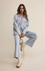 Load image into Gallery viewer, ZSUPPLY All Day Knit Denim Jacket
