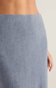 ZSUPPLY Gail Jersey Denim Midi Skirt