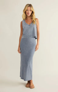 ZSUPPLY Gail Jersey Denim Midi Skirt