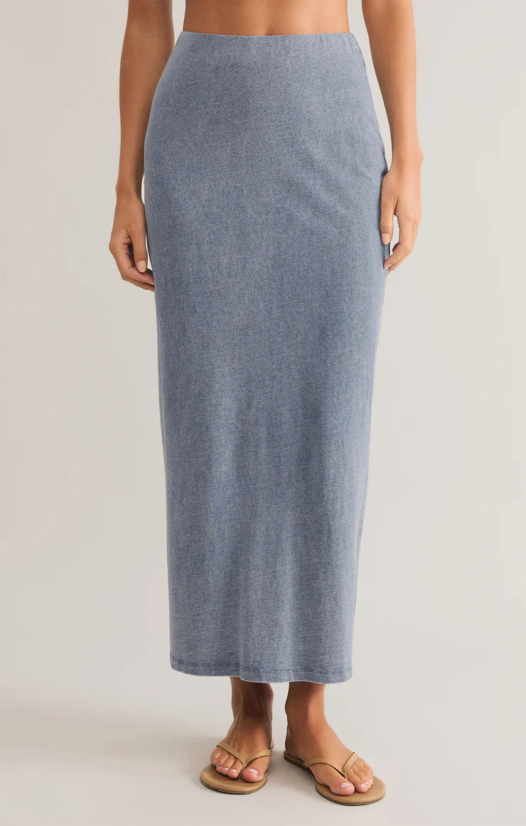 ZSUPPLY Gail Jersey Denim Midi Skirt