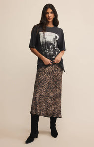 ZSUPPLY Izabel Leopard Skirt