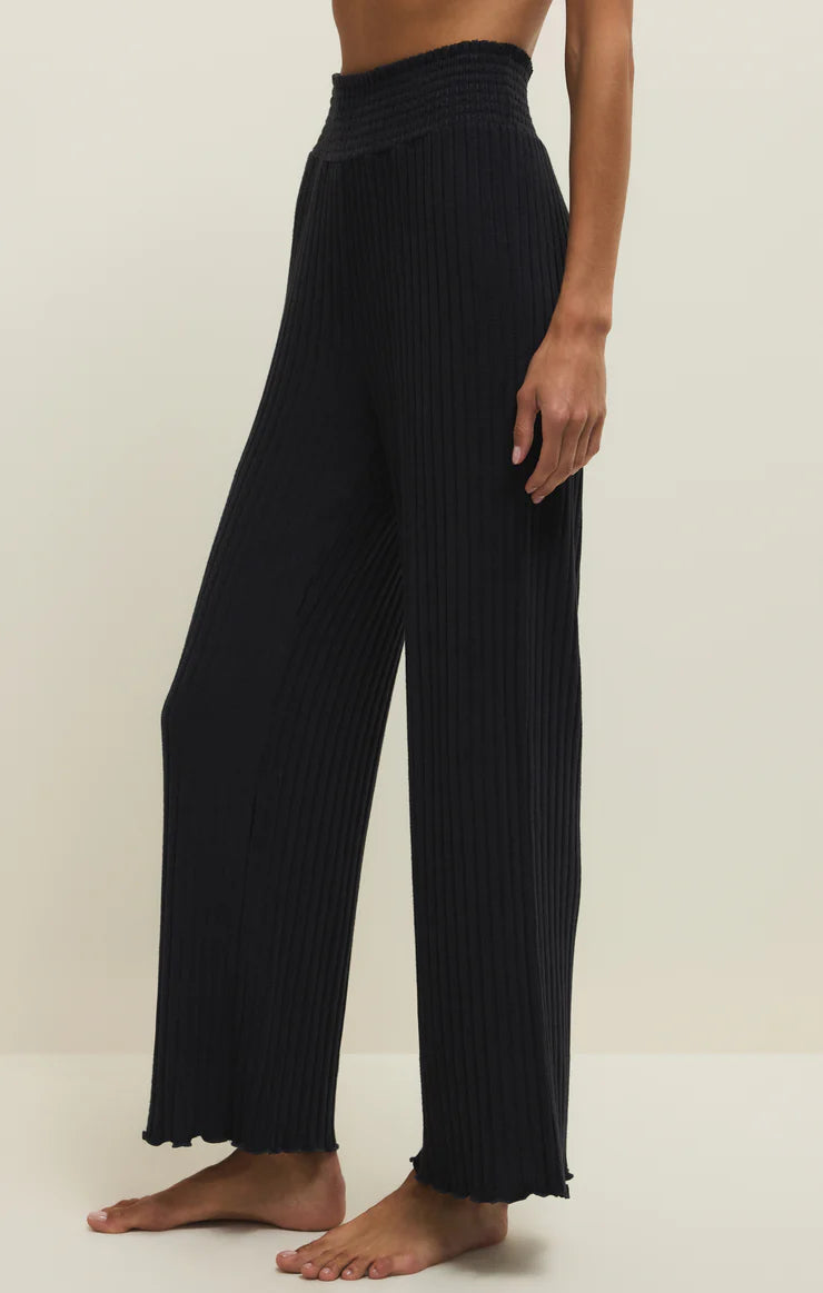 ZSUPPLY Dawn Smocked Silky Rib Pant