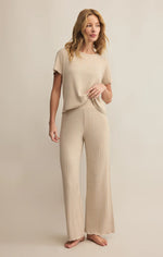 Load image into Gallery viewer, ZSUPPLY Dawn Smocked Silky Rib Pant
