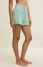 Load image into Gallery viewer, ZSUPPLY Dawn Smocked Brushed Jersey Shorts
