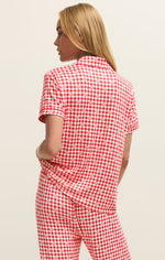 Load image into Gallery viewer, ZSUPPLY Gingham PJ Top
