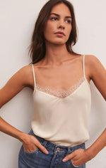 Load image into Gallery viewer, ZSUPPLY Perla Lace Trim Cami
