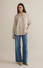 Load image into Gallery viewer, ZSUPPLY The Perfect Linen Stripe Top
