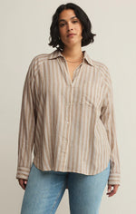 Load image into Gallery viewer, ZSUPPLY The Perfect Linen Stripe Top
