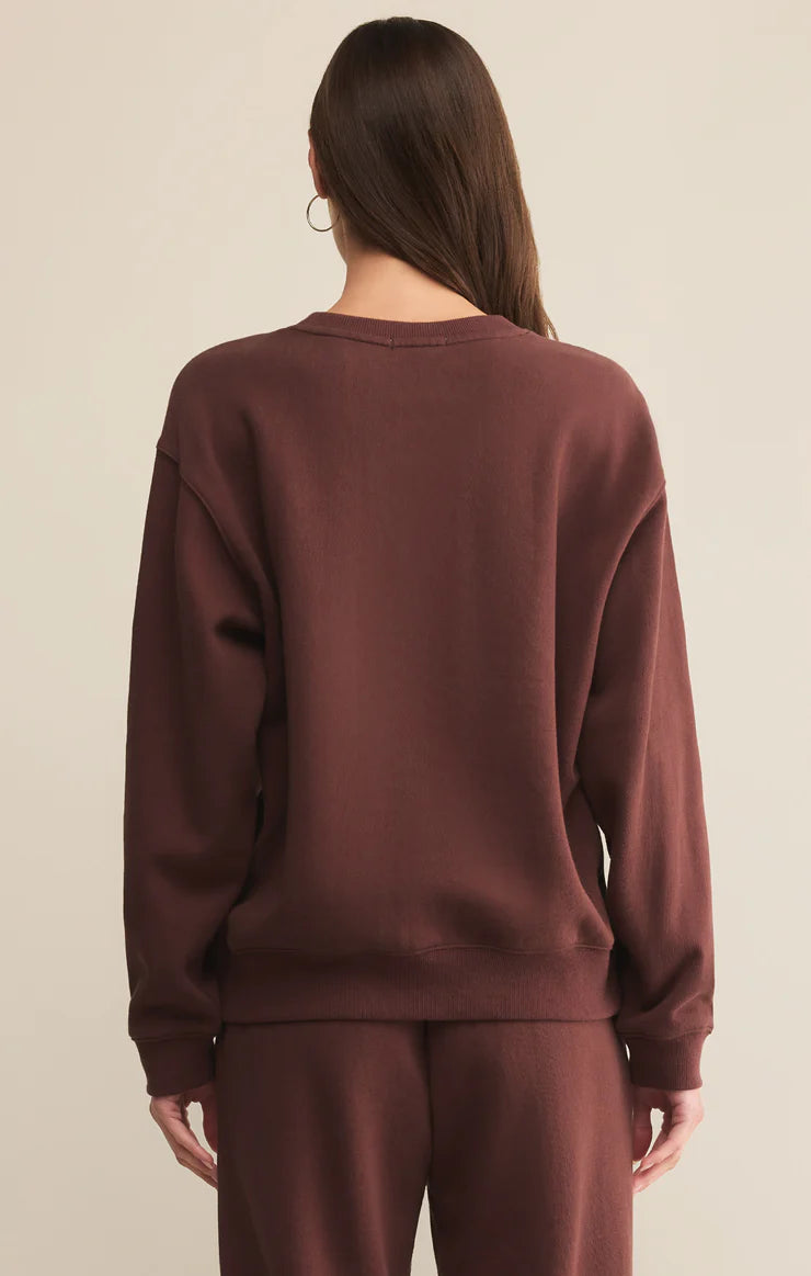 ZSUPPLY Boyfriend Cotton Sweatshirt