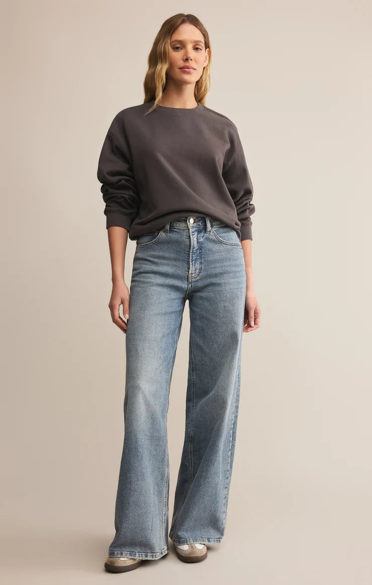 ZSUPPLY Boyfriend Cotton Sweatshirt