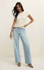 Load image into Gallery viewer, ZSUPPLY Renae Rib Short Sleeve Top
