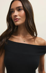 Load image into Gallery viewer, ZSUPPLY Second Skin Off Shoulder Top
