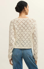 Load image into Gallery viewer, ZSUPPLY Hullen Crochet Cloud Sweater
