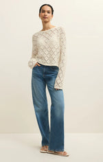 Load image into Gallery viewer, ZSUPPLY Hullen Crochet Cloud Sweater

