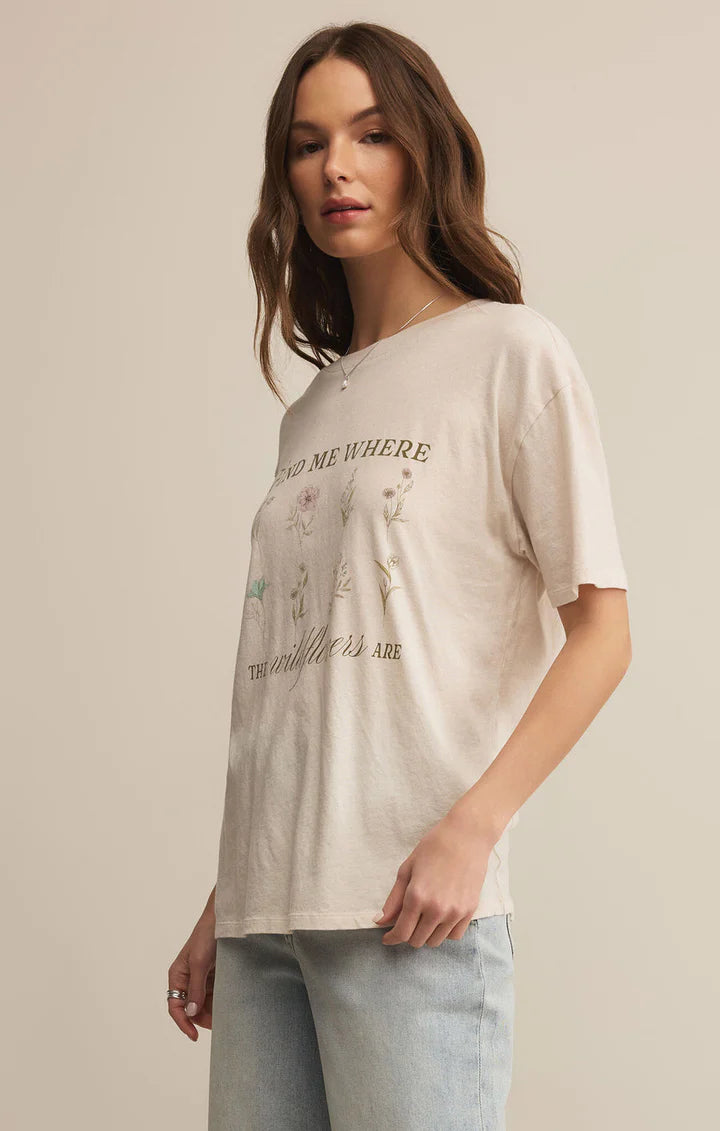 ZSUPPLY Boyfriend Wildflowers Tee