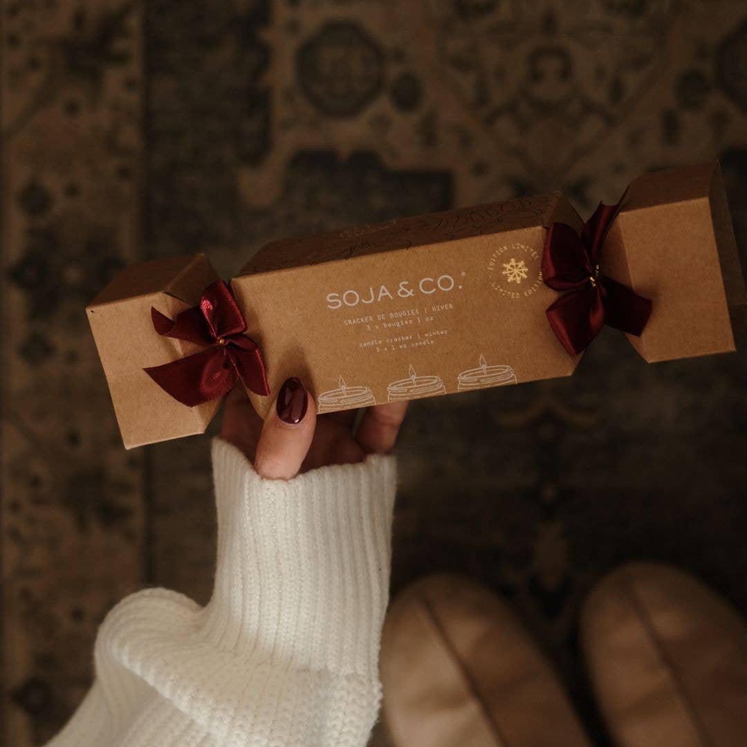 SOJA&CO Candles Trio Cracker | Winter