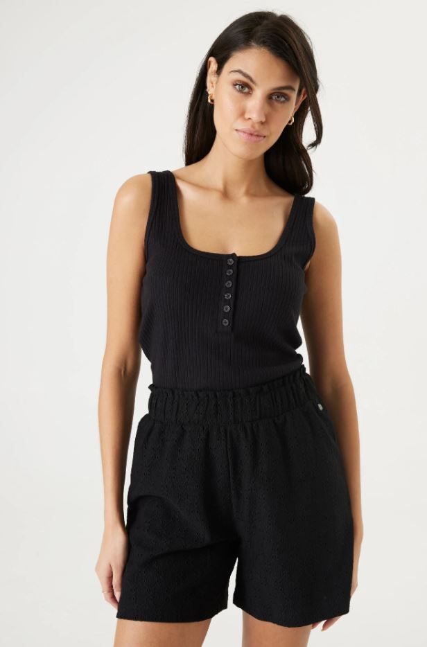 GARCIA Ribbed Henley Cami