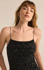 Load image into Gallery viewer, ZSUPPLY Paulina Sequin Midi Dress
