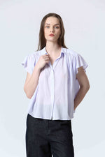 Load image into Gallery viewer, SEE U SOON Ruffle Sleeve Blouse
