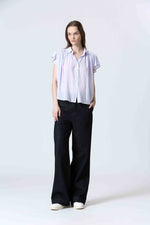 Load image into Gallery viewer, SEE U SOON Ruffle Sleeve Blouse
