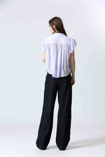 Load image into Gallery viewer, SEE U SOON Ruffle Sleeve Blouse
