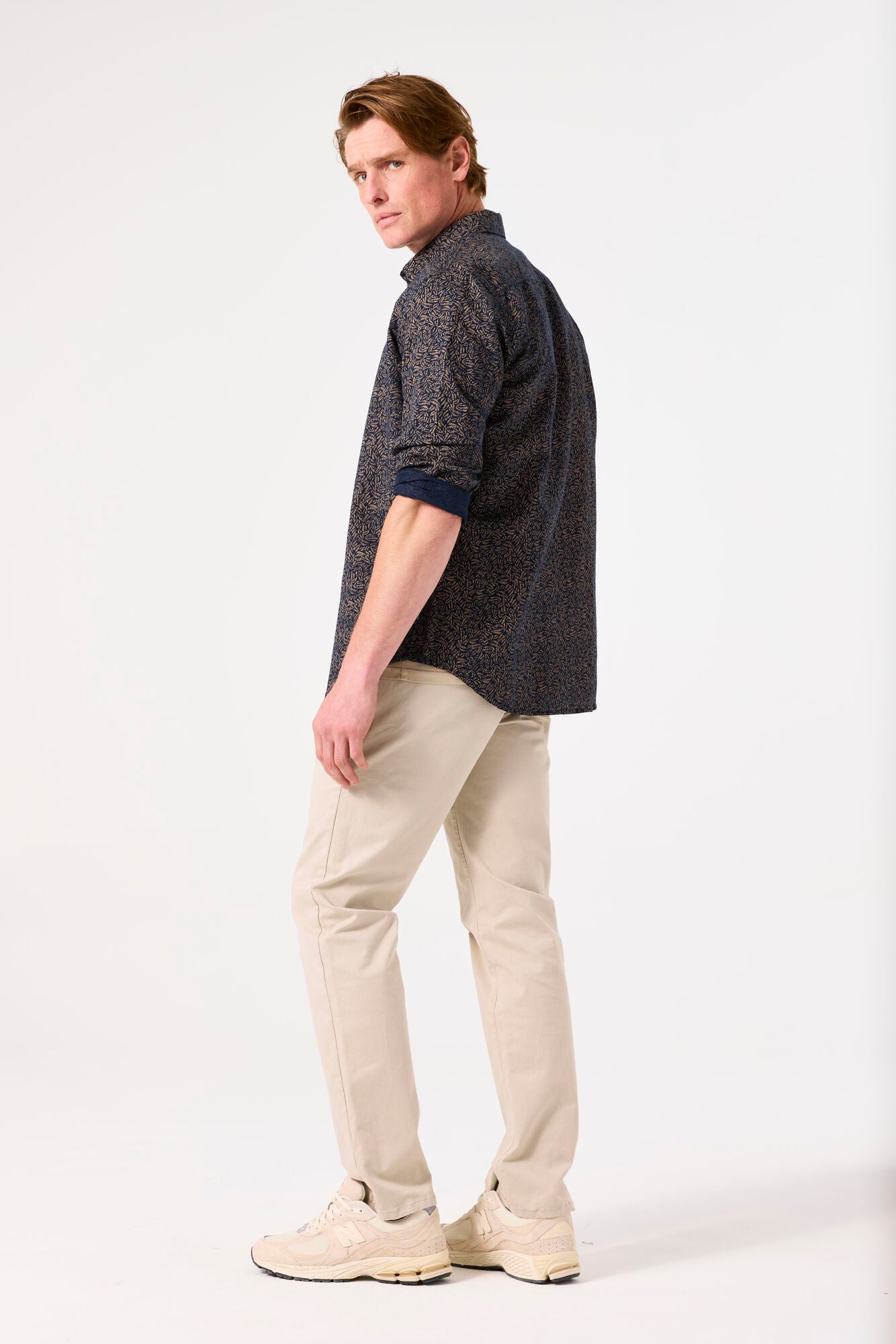 GARCIA Printed Button Down Shirt
