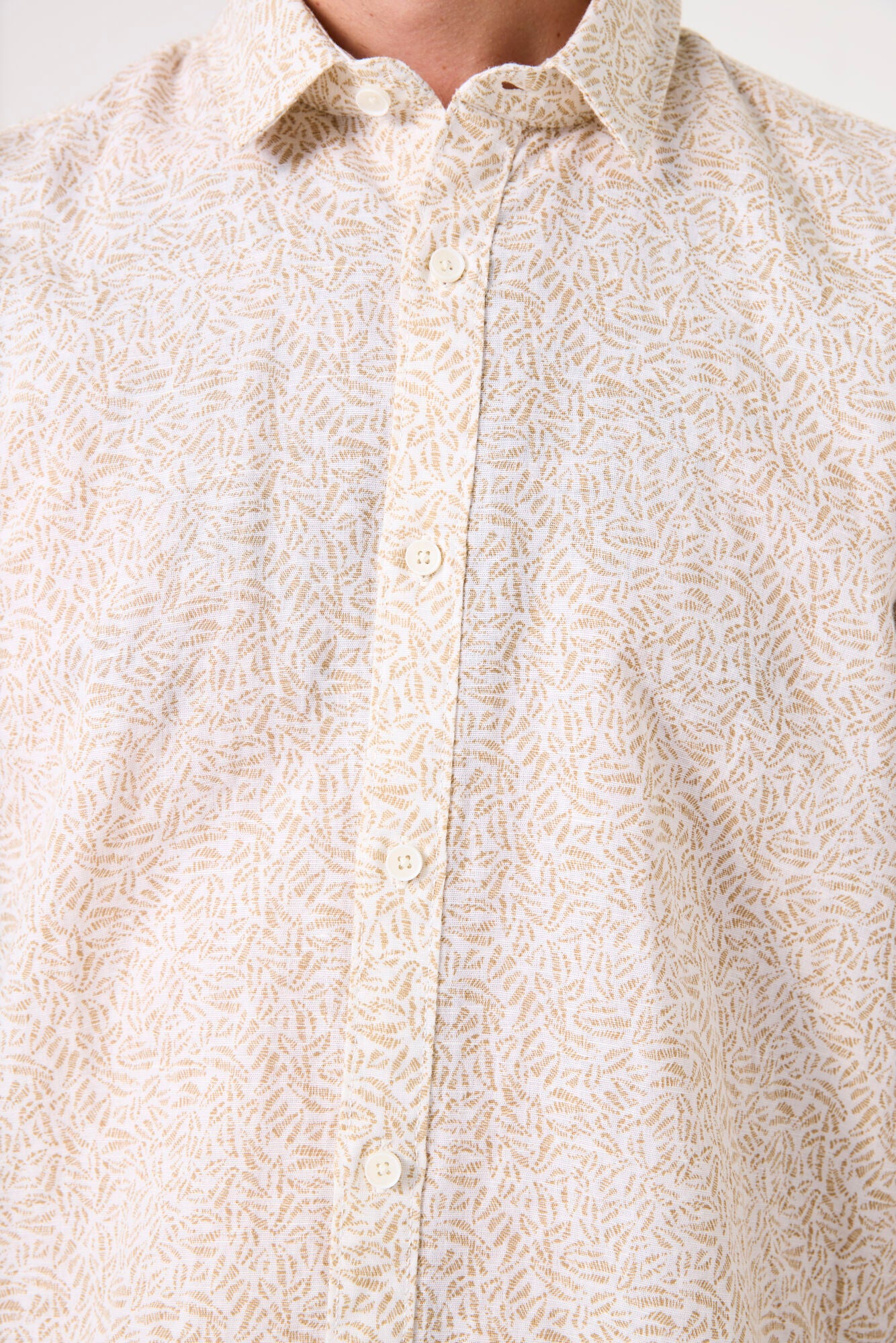 GARCIA Printed Button Down Shirt
