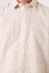 GARCIA Printed Button Down Shirt