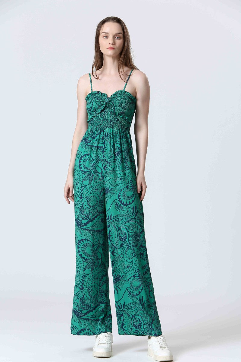 SEE U SOON Paisley Print Jumpsuit