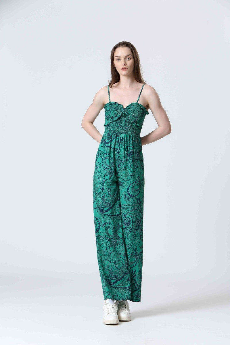 SEE U SOON Paisley Print Jumpsuit