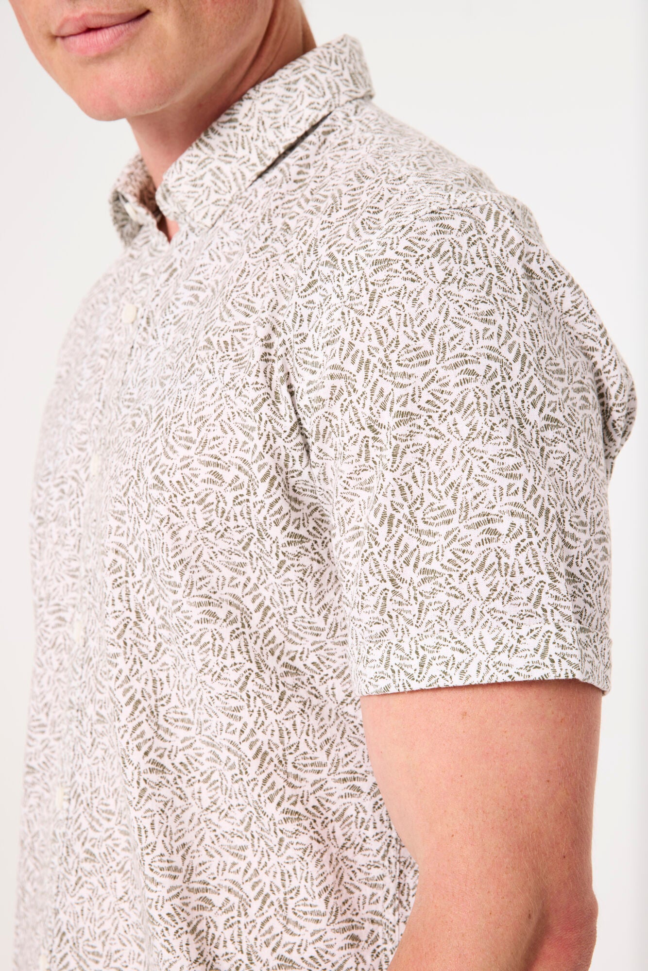 GARCIA Allover Print Button Down Shirt