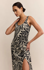 Load image into Gallery viewer, ZSUPPLY Polanco Isla Leaf Midi Dress
