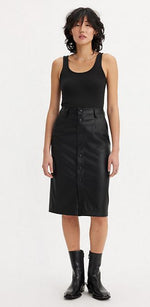 Load image into Gallery viewer, LEVI&#39;S Faux Leather Pencil Skirt
