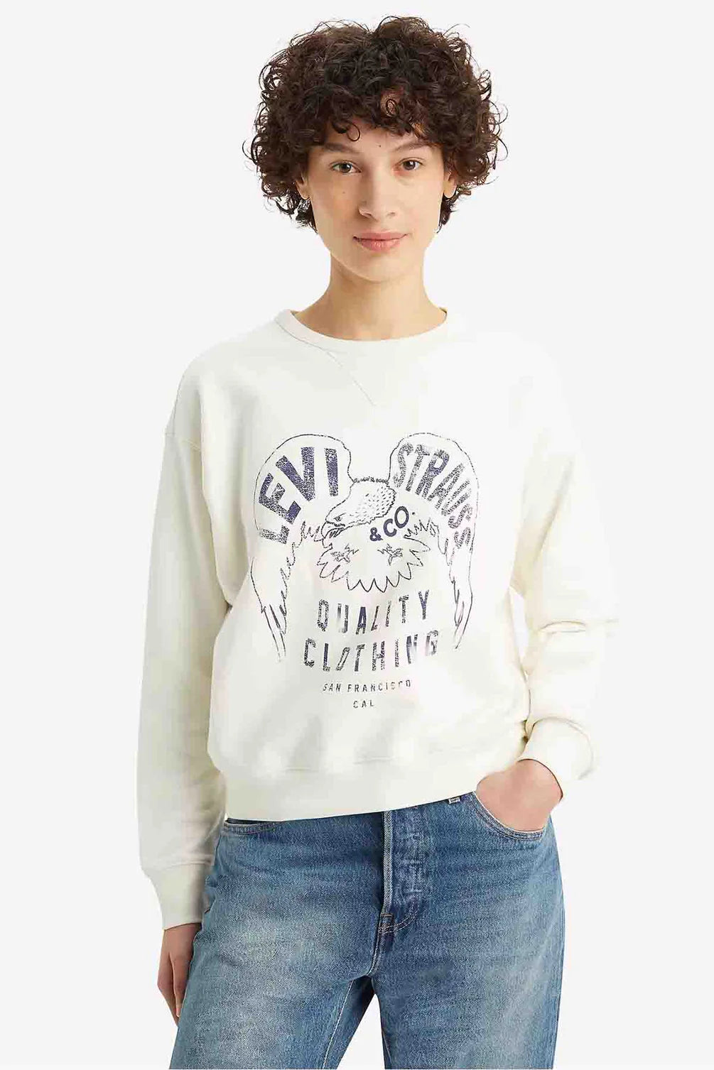 LEVI'S Graphic Signature Crew Sweatshirt